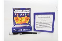 GRA TABLICZKA MNOŻENIA, mini, karciana, eduk., 4+