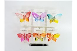 *AST. SPINKI - skrzydła motyl, błyszcz., 8 cm