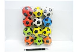 PIŁECZKA x 12 miękka, 6 cm, piankowa, FOOTBALL