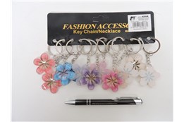 BRELOK x 12, kwiatki,   fol.