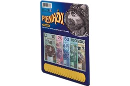PIENIĄŻKI, banknoty i monety, eduka, zab. 3+