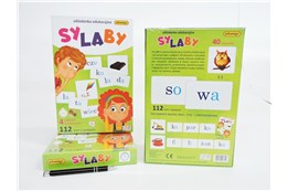 GRA SYLABY, układanka edukacyjna, 5+