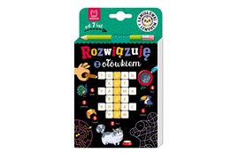 KSIĄŻ. Rozwiązuję z ołówkiem. Łamigłówki z lemurem