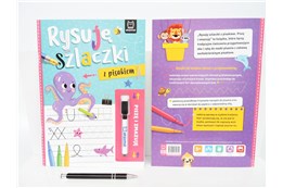 KSIĄŻ. Piszę i zmazuję. Rysuje szlaczki z pisakiem