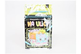 KSIĄŻ. ZDRAPYWANKA z rysikiem, na ulicy, 4+