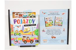 *KSIĄŻ. Pojazdy. Książeczka z magnesami