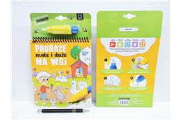 KSIĄŻ. Malowanka z pisakiem wodnym podróże wieś