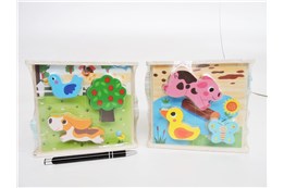 *KOSTKA - SORTER FARMA, drew., 39x24x22 cm