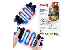 Gniotek sensoryczny z cieczą squishy niebieski