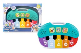 PIANINKO MALUCHA E-EDU kart. 3 tryby zabawy