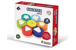 POMYSŁOWY SKRZAT - KWIATEK SORTER drewn.