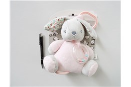 NEW BABY POZYTYWKA,  królik, 18 cm, róż