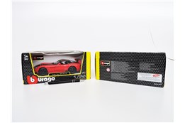 *BBURAGO metal. 1:24,  DODGE VIPER SRT  red black