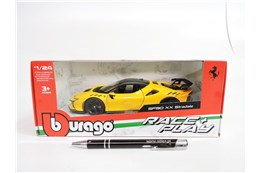 *BBURAGO metal., 1:24, Ferrari R&P SF 90 XX żólty