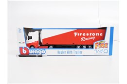 *BBURAGO metal/plast, 1:43, Ciężarówka, FIRESTONE