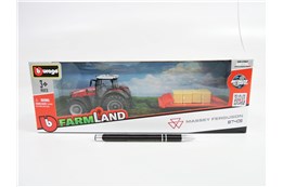 *BBURAGO metal, Traktor, Masey Fergusson z przycz.