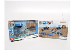 *BBURAGO TRAKTOR NF + 3 przyczepy, zest. gift