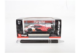 *BBURAGO metal. 1:43 Race, Porsche 963,      kart.