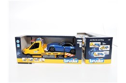 *BRUDER Auto, laweta 1:16, MB Sprinter, św/dźw.