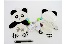*PLUSZOWA PRZYTULANKA szeleścik panda polly