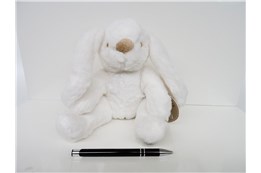 *PLUSZ królik 25 cm CHARLOTTE biały