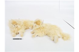 *PLUSZ Kot Perski leżący beżowy 36 cm