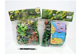 WOJSKO, figurki, 3+, 29,5x24x6 cm,  fol. worek