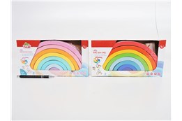 *AST. UKŁADANKA, tęcza, drewno, 2 wz.