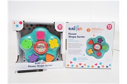 TULI FUN KWIATEK sorter kształtów, 12 mieś+, kart.