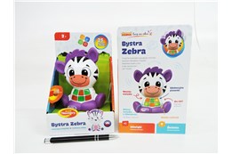 DUMEL Bystra Zebra, edukacyjna, św/dźw, 2+