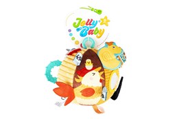 Jolly Baby Piłka Farma zabawka sensoryczna