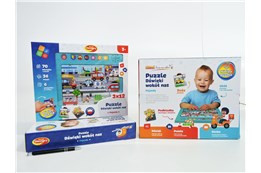 PUZZLE Dźwięki wokół nas -  POJAZDY,     kart.