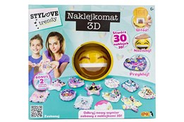 *NAKLEJKOMAT 3D, 6+,  kart.           /4/24