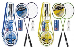 AST. BADMINTON metal. z akc., 21x65 cm,  pokrowiec