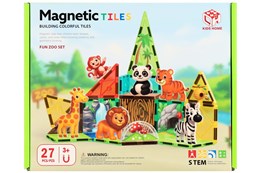 KLOCKI MAGNET ZOO 27EL 26X21X6 cm