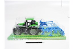 FARMA TRAKTOR, 35 cm, z pługiem,      klosz