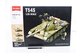 *KLOCKI SLUBAN, 604 el, wojsko, czołg T54S, 1:35