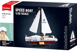 KLOCKI SLUBAN 260 el. żaglówka, 1:35