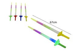 Miecz św. kolorowy 67 cm