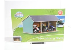 *DREWNO GARAŻ NA TRZY TRAKTORY 45x28x22 cm