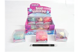 AST. PIŁKA x 12 DIAMENT brokat, 6 cm, 3 kol., disp