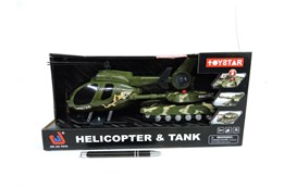 HELIKOPTER 26 cm CZOŁG 15 cm św. dź., zest., kart.