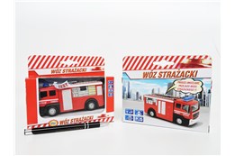 *AUTO metal STRAŻACKI, 11 cm, św/dź,        kart.