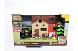 Budynek gospodarczy, traktor, akcesoria 12-części