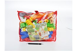 *KLOCKI plast., 184 el., ZOO, torba      fol.
