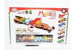 *MALBLO MAGETIC Deluxe 1, zest. pojazdów, kart.