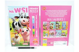 KSIĄŻ. CIEKAWSKIE ZWIERZĘTA na wsi z kredką