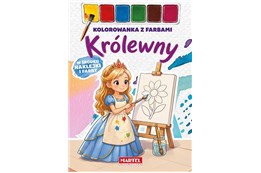 KSIĄŻ. Kolorowanka z farbami Królewny