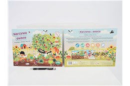 KSIĄŻ. Przyklejaj odkejaj baw się! WARZYWA I OWOCE