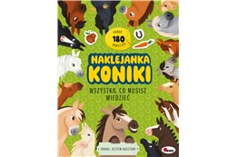 KSIĄŻ. NAKLEJANKA KONIKI